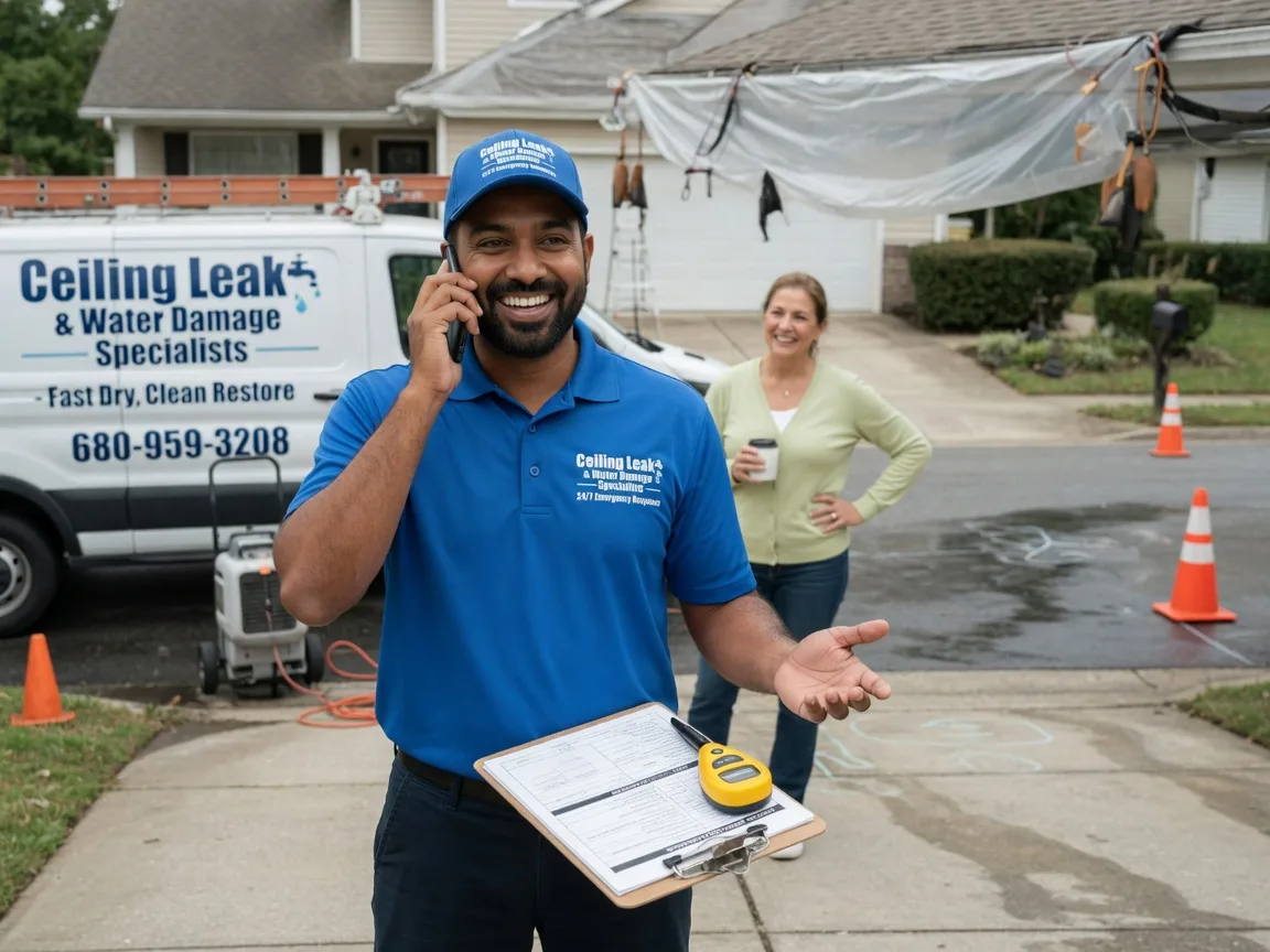 Ceiling Leak Cleanup Mount Wolf, PA FAQs